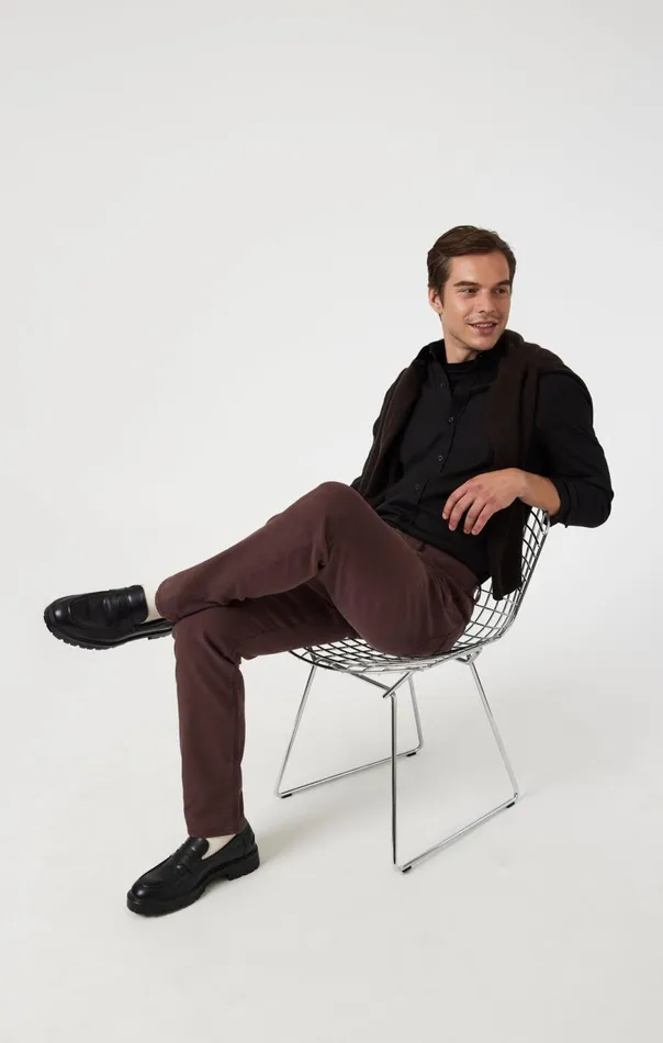 Men Marcus Slim Straight Leg In Currant Luxe Twill Mavi Jeans Pants Men Marcus Slim Straight Leg In Currant Luxe Twill Mavi Jeans Pants