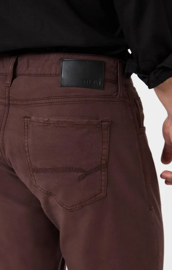 Men Marcus Slim Straight Leg In Currant Luxe Twill Mavi Jeans Pants Men Marcus Slim Straight Leg In Currant Luxe Twill Mavi Jeans Pants