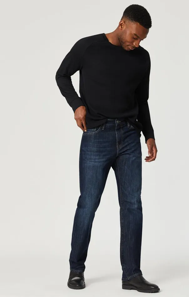 Men Matt Relaxed Straight Leg In Dark Stanford Mavi Jeans Denim