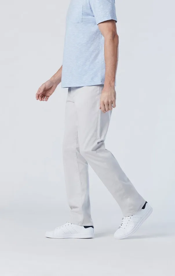 Men Matt Relaxed Straight Leg In Oyster Mushroom Twill Mavi Jeans Pants Men Matt Relaxed Straight Leg In Oyster Mushroom Twill Mavi Jeans Pants