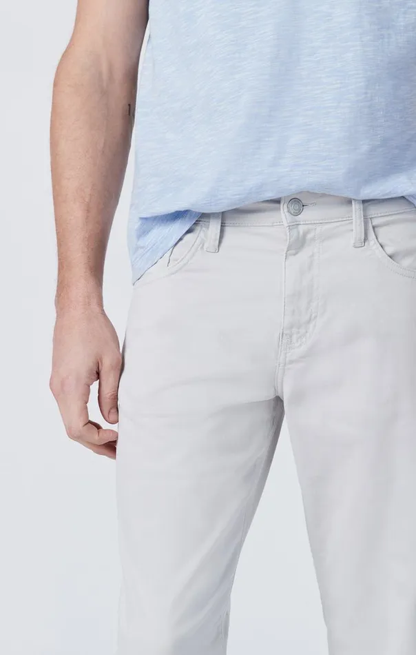 Men Matt Relaxed Straight Leg In Oyster Mushroom Twill Mavi Jeans Pants Men Matt Relaxed Straight Leg In Oyster Mushroom Twill Mavi Jeans Pants