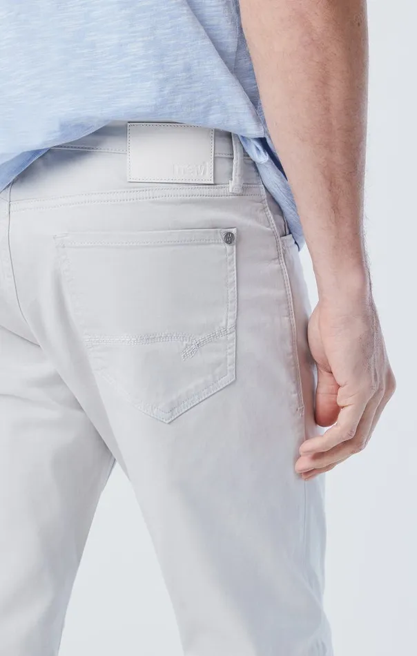 Men Matt Relaxed Straight Leg In Oyster Mushroom Twill Mavi Jeans Pants Men Matt Relaxed Straight Leg In Oyster Mushroom Twill Mavi Jeans Pants