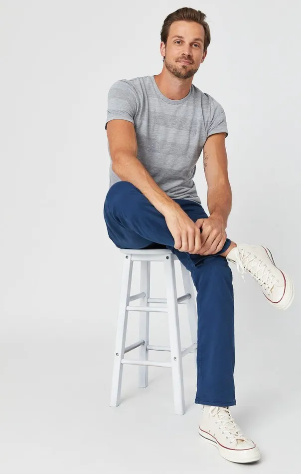 Men Matt Relaxed Straigth Leg In Navy Twill Mavi Jeans Pants