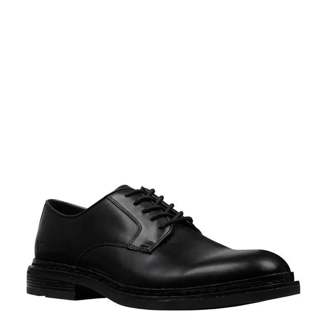 Men Maverick Black Leather Shoes Windsor Smith Shoes