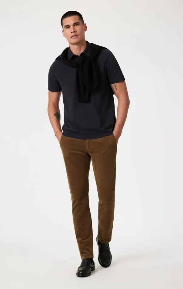 Men Milton Slim Straight Leg In Teddy Cord Mavi Jeans Pants