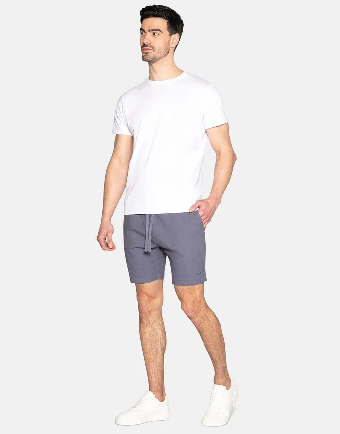 Men Misty Blue Jogger Style Chino Shorts Misty Blue Threadbare Shorts Men Misty Blue Jogger Style Chino Shorts Misty Blue Threadbare Shorts