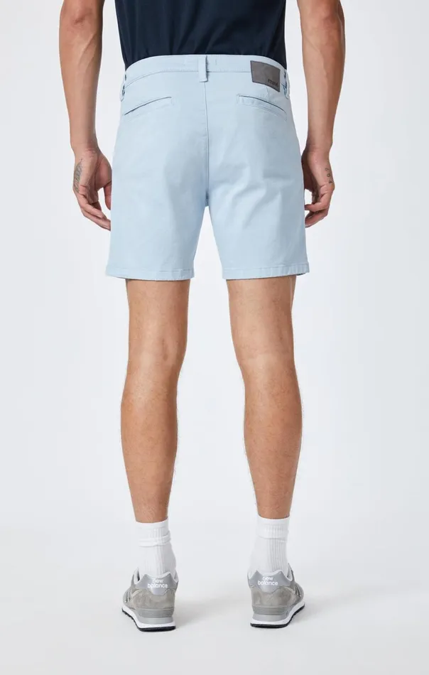Men Nate Shorts In Celestial Blue Twill Mavi Jeans Shorts Men Nate Shorts In Celestial Blue Twill Mavi Jeans Shorts