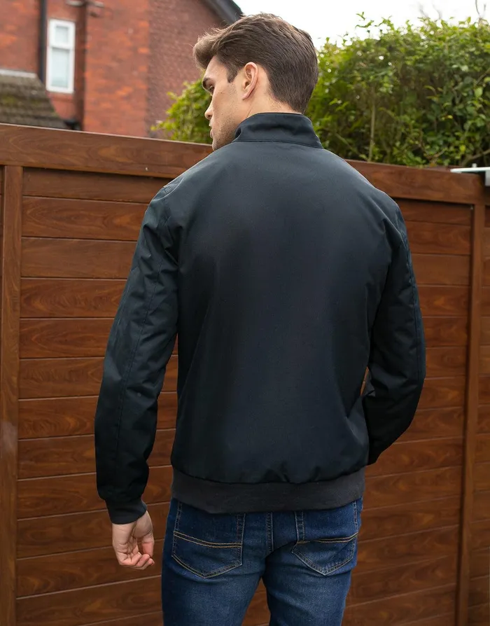 Men Navy Classic Harrington Jacket Navy Threadbare Jacket and Coats Men Navy Classic Harrington Jacket Navy Threadbare Jacket and Coats