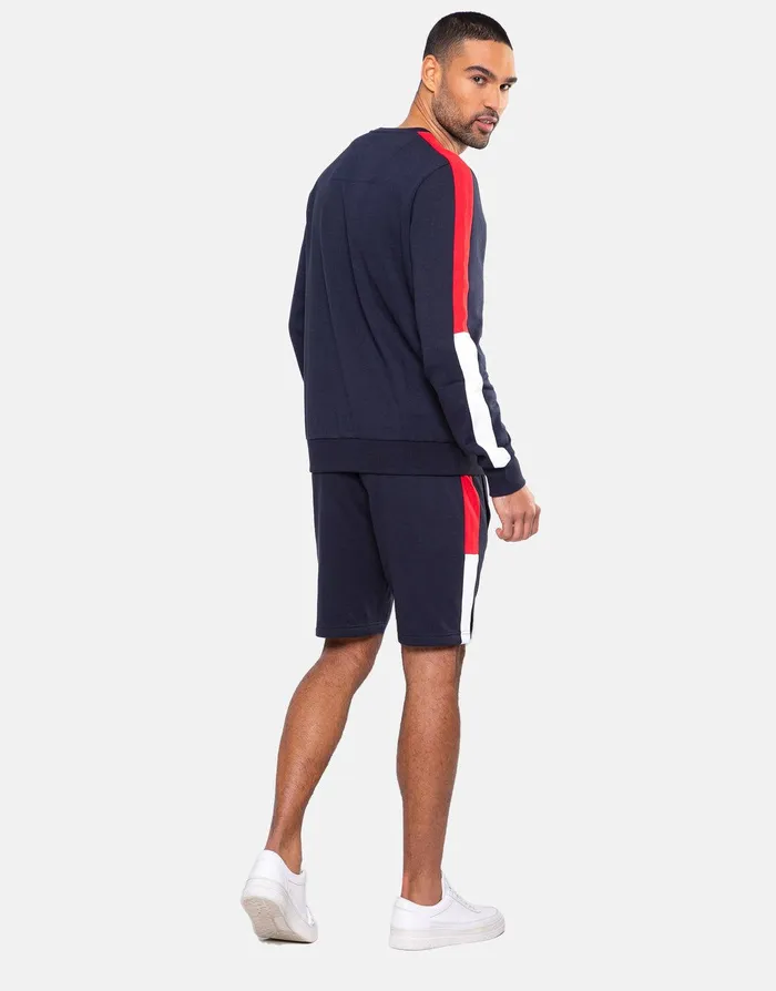 Men Navy Contrast Stripe Sweatshirt Navy Threadbare Sweatshirts Men Navy Contrast Stripe Sweatshirt Navy Threadbare Sweatshirts