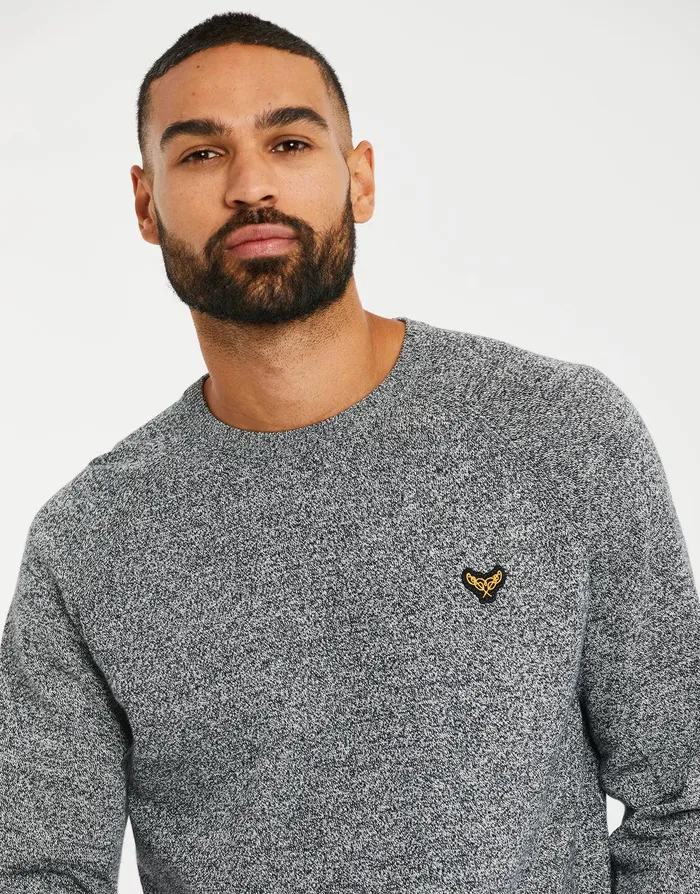 Men Navy Ecru Twist Knitted Jumper Navy Ecru Twist Threadbare Knitwear Men Navy Ecru Twist Knitted Jumper Navy Ecru Twist Threadbare Knitwear