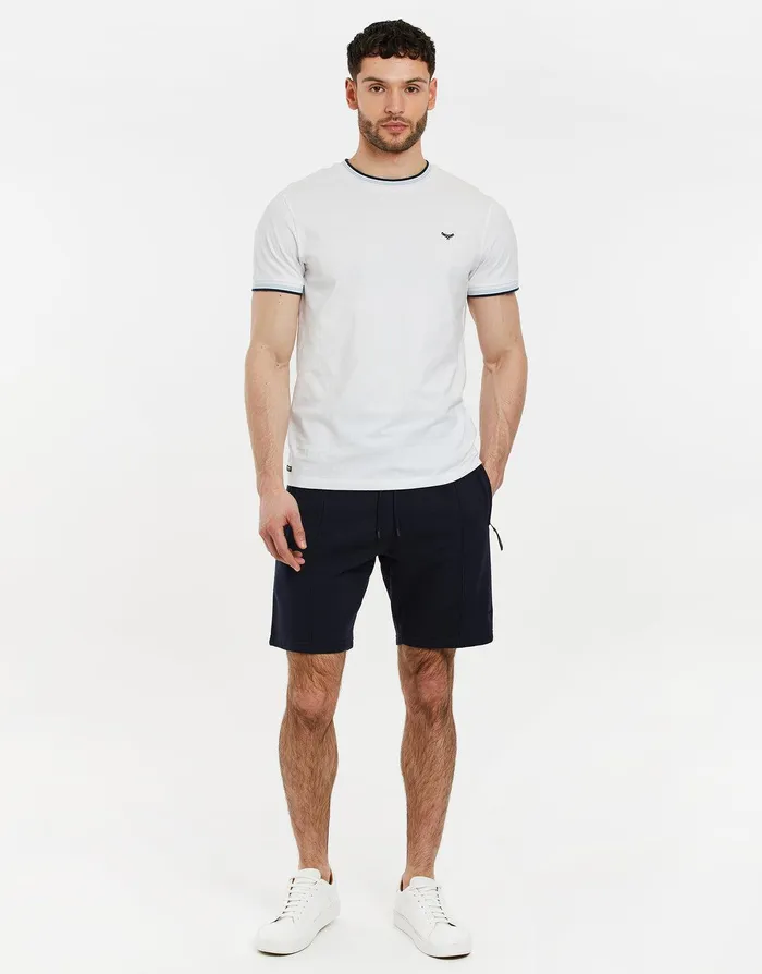 Men Navy Fleece Sweat Shorts Navy Threadbare Shorts Men Navy Fleece Sweat Shorts Navy Threadbare Shorts