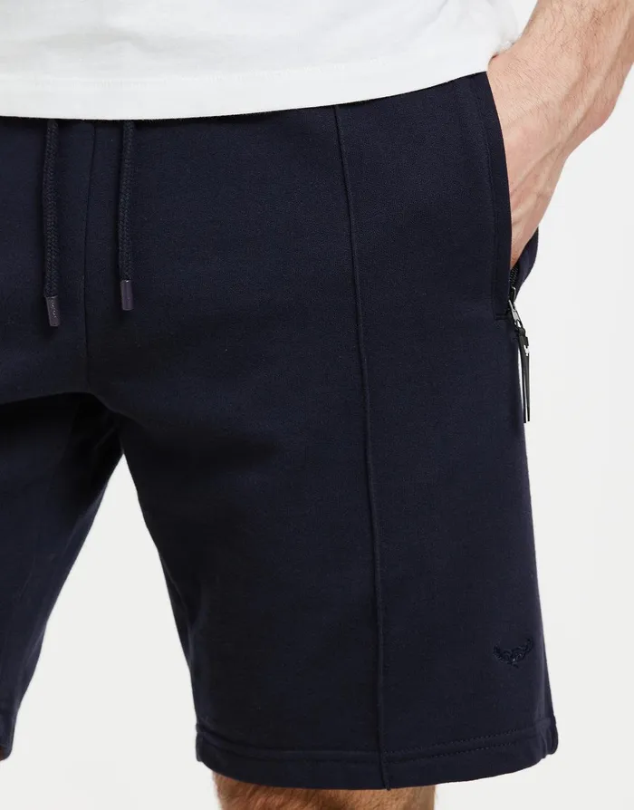 Men Navy Fleece Sweat Shorts Navy Threadbare Shorts Men Navy Fleece Sweat Shorts Navy Threadbare Shorts