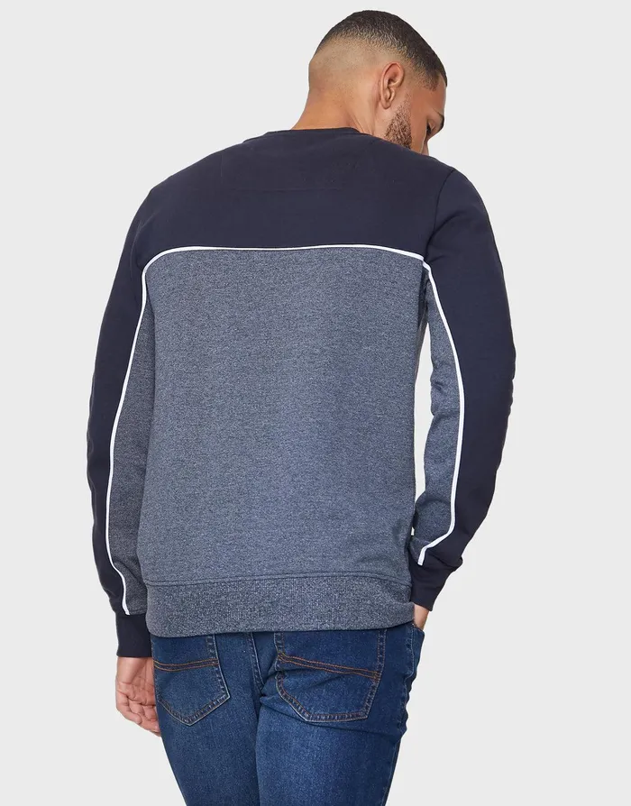 Men Navy Grindle Colourblock Jumper Navy Grindle Threadbare Sweatshirts Men Navy Grindle Colourblock Jumper Navy Grindle Threadbare Sweatshirts