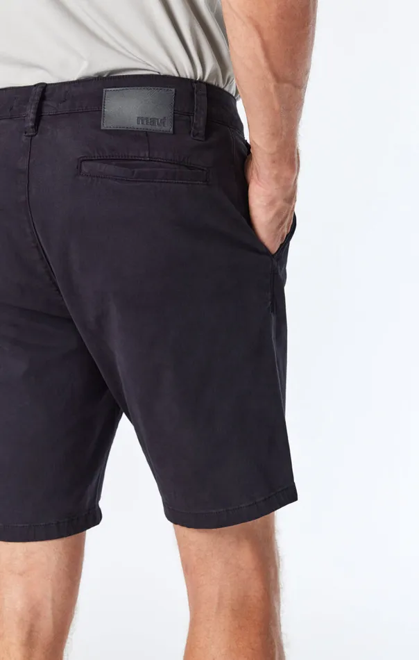 Men Noah Shorts In Black Twill Mavi Jeans Shorts Men Noah Shorts In Black Twill Mavi Jeans Shorts