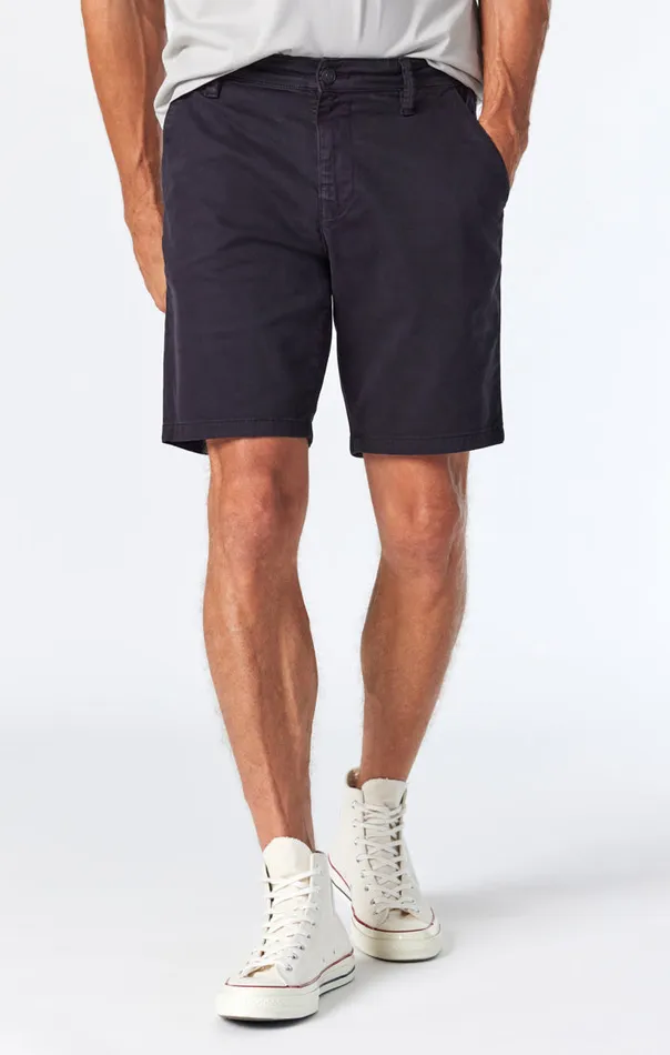Men Noah Shorts In Black Twill Mavi Jeans Shorts Men Noah Shorts In Black Twill Mavi Jeans Shorts