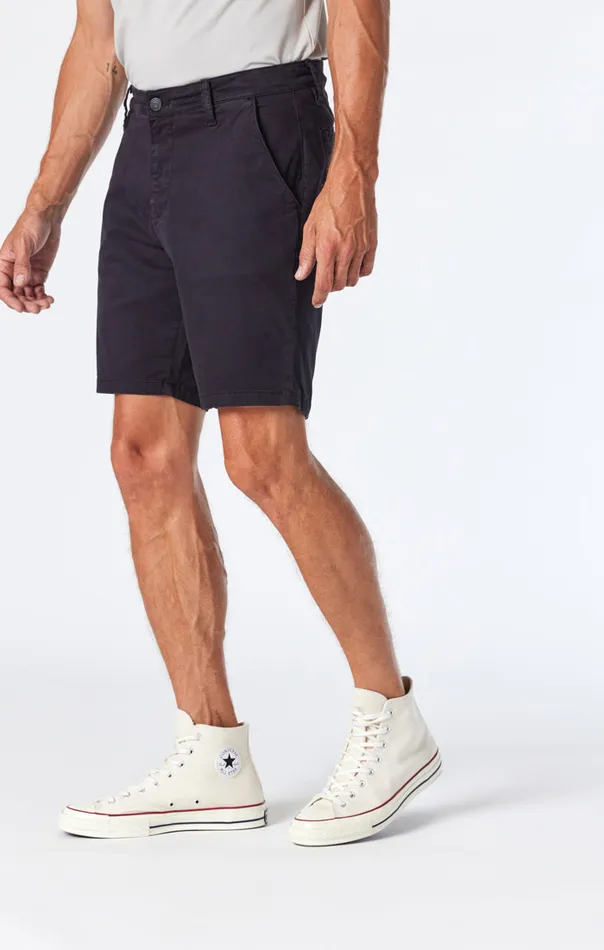 Men Noah Shorts In Black Twill Mavi Jeans Shorts Men Noah Shorts In Black Twill Mavi Jeans Shorts