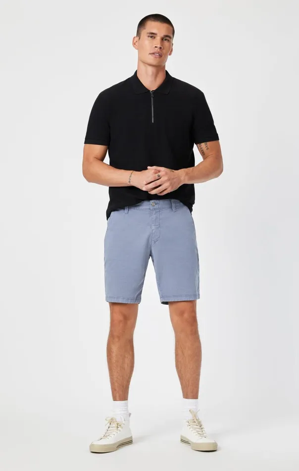 Men Noah Shorts In Flint Stone Luxe Twill Mavi Jeans Shorts