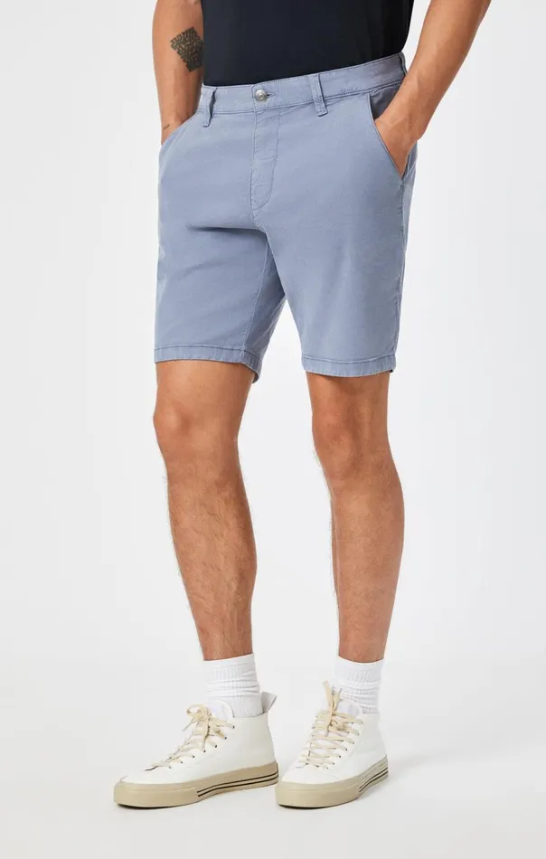 Men Noah Shorts In Flint Stone Luxe Twill Mavi Jeans Shorts Men Noah Shorts In Flint Stone Luxe Twill Mavi Jeans Shorts