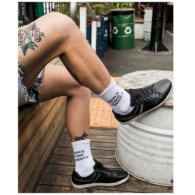 Men Novelty Sock Who039s Your Daddy Windsor Smith Socks