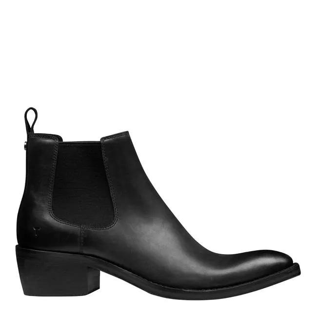Men Orion Black Leather Boots Windsor Smith Boots