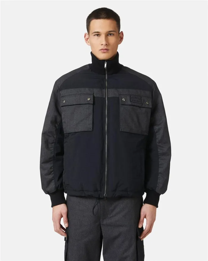 Men OUTERWEAR Iceberg Nylon And Gabardine Jacket