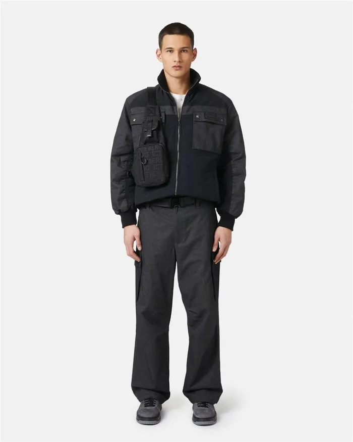 Men OUTERWEAR Iceberg Nylon And Gabardine Jacket Men OUTERWEAR Iceberg Nylon And Gabardine Jacket