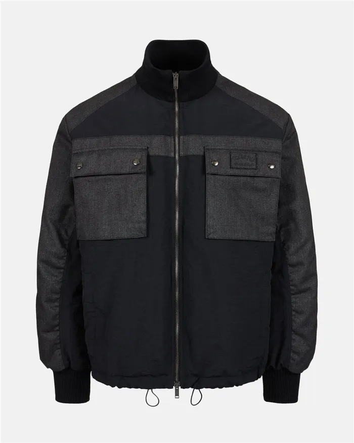 Men OUTERWEAR Iceberg Nylon And Gabardine Jacket Men OUTERWEAR Iceberg Nylon And Gabardine Jacket