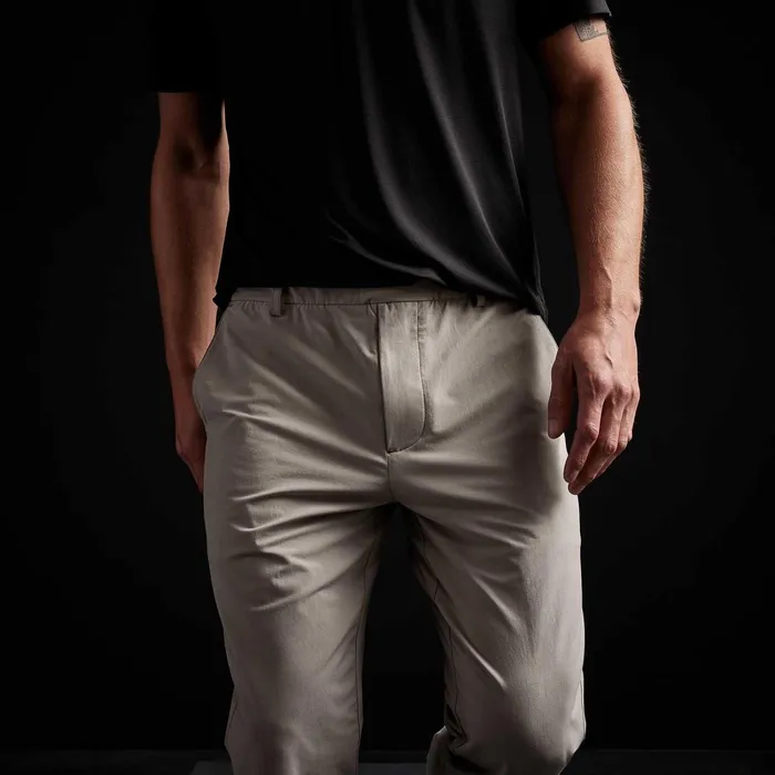 Men PantsDenim James Perse Performance Trouser Concrete