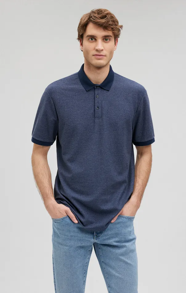 Men Polo Shirt In Total Eclipse Mavi Jeans TShirts Men Polo Shirt In Total Eclipse Mavi Jeans TShirts