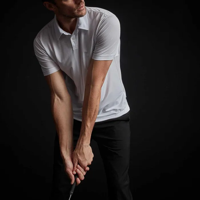 Men PolosNovelty Tops James Perse Performance Knit Polo White