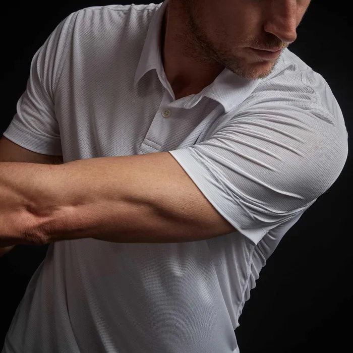 Men PolosNovelty Tops James Perse Performance Knit Polo White