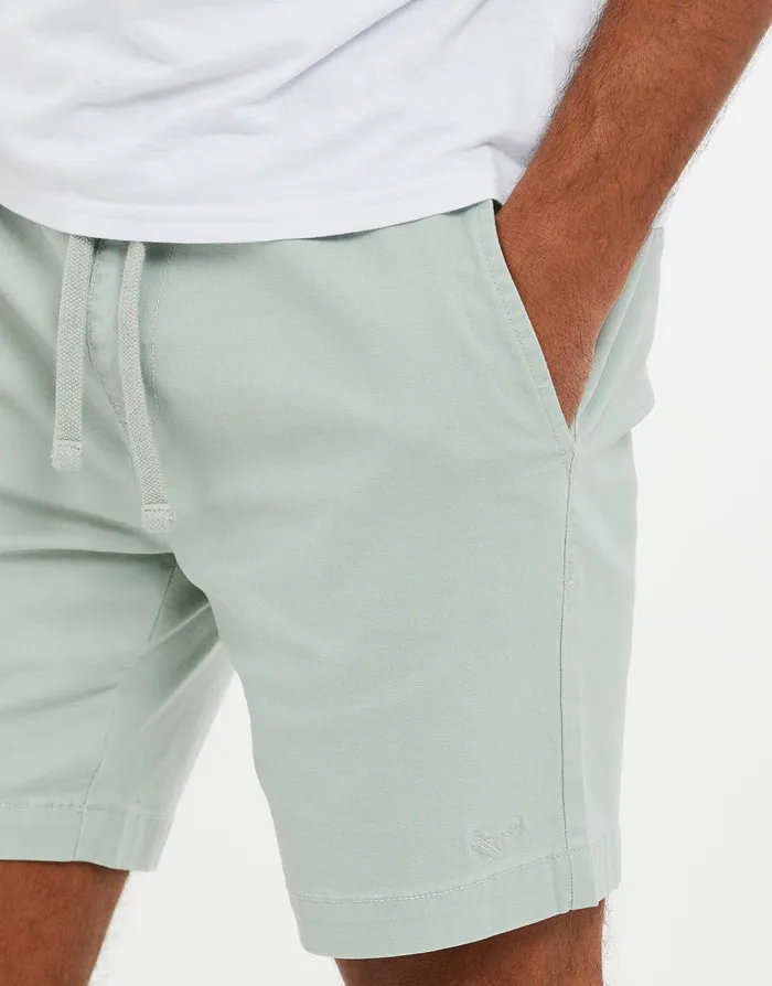 Men Sage Jogger Style Chino Shorts Sage Threadbare Shorts Men Sage Jogger Style Chino Shorts Sage Threadbare Shorts