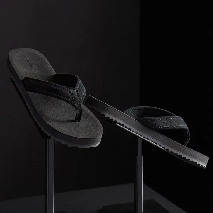Men Sandals James Perse Men039S Suede Flip Flop Black