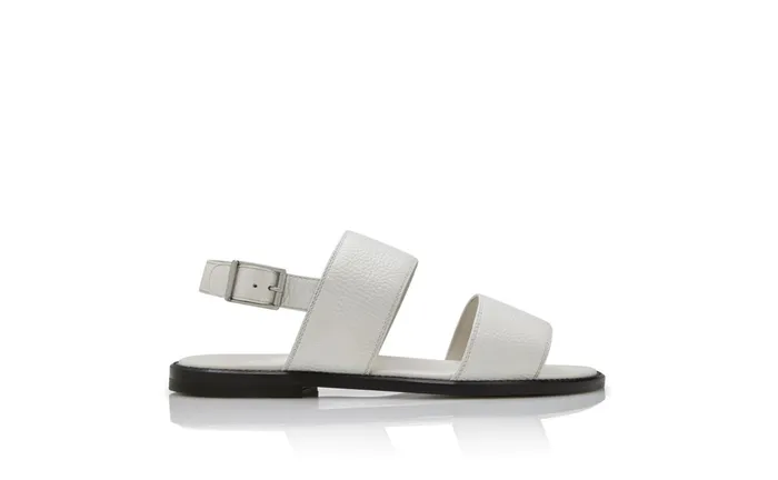 Men Sandals Manolo Blahnik BULGOBIS White Calf Leather Sandals Men Sandals Manolo Blahnik BULGOBIS White Calf Leather Sandals