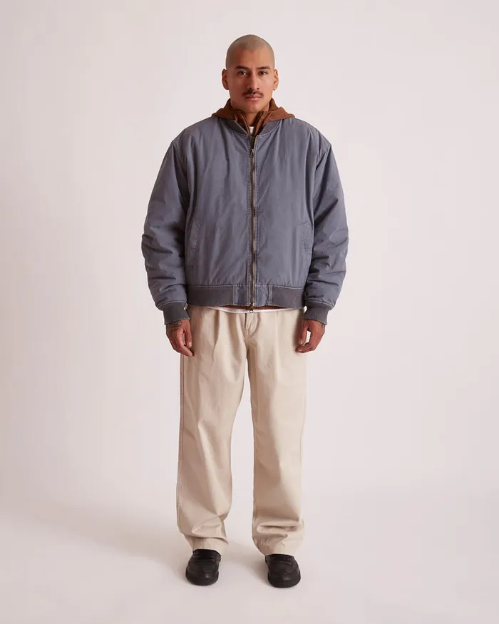 Men Saturdays NYC Outerwear Christo Bomber Jacket Black Men Saturdays NYC Outerwear Christo Bomber Jacket Black