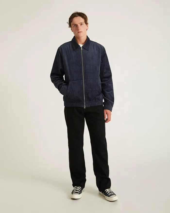 Men Saturdays NYC Outerwear Harrison Corduroy Jacket Midnight Men Saturdays NYC Outerwear Harrison Corduroy Jacket Midnight