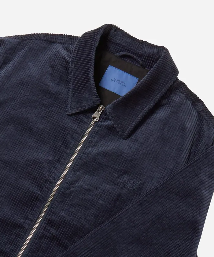 Men Saturdays NYC Outerwear Harrison Corduroy Jacket Midnight Men Saturdays NYC Outerwear Harrison Corduroy Jacket Midnight