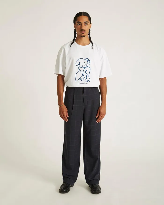 Men Saturdays NYC Pants George Gabardine Trouser Black Men Saturdays NYC Pants George Gabardine Trouser Black