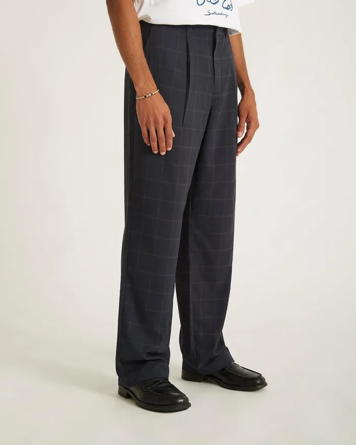 Men Saturdays NYC Pants George Gabardine Trouser Black Men Saturdays NYC Pants George Gabardine Trouser Black