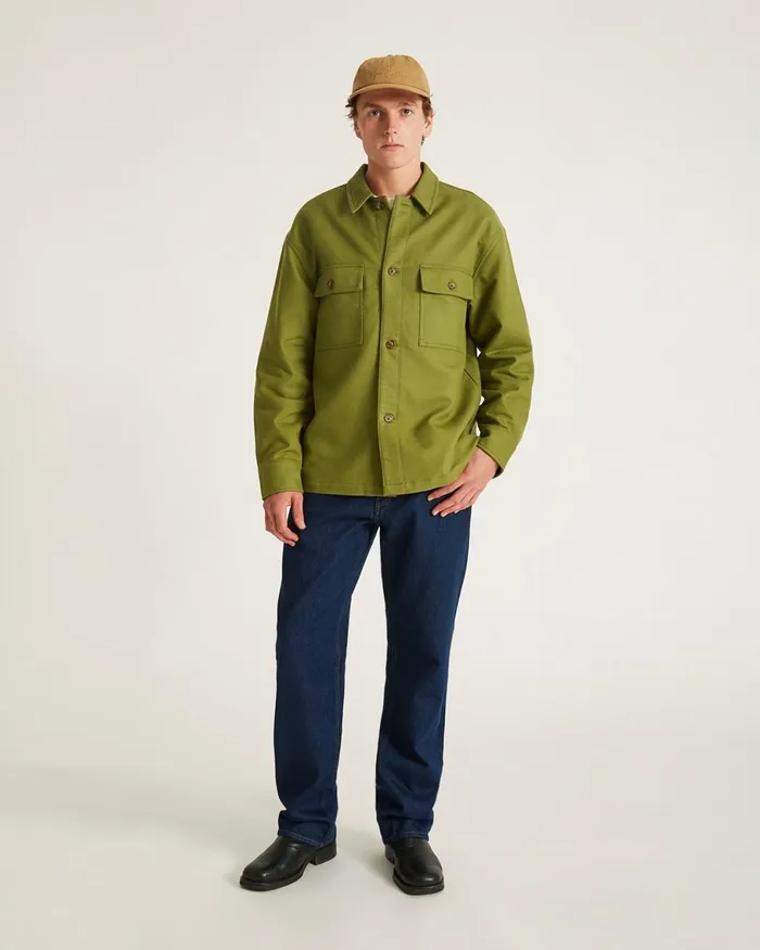 Men Saturdays NYC Shirts Driessen Overshirt Mayfly Men Saturdays NYC Shirts Driessen Overshirt Mayfly