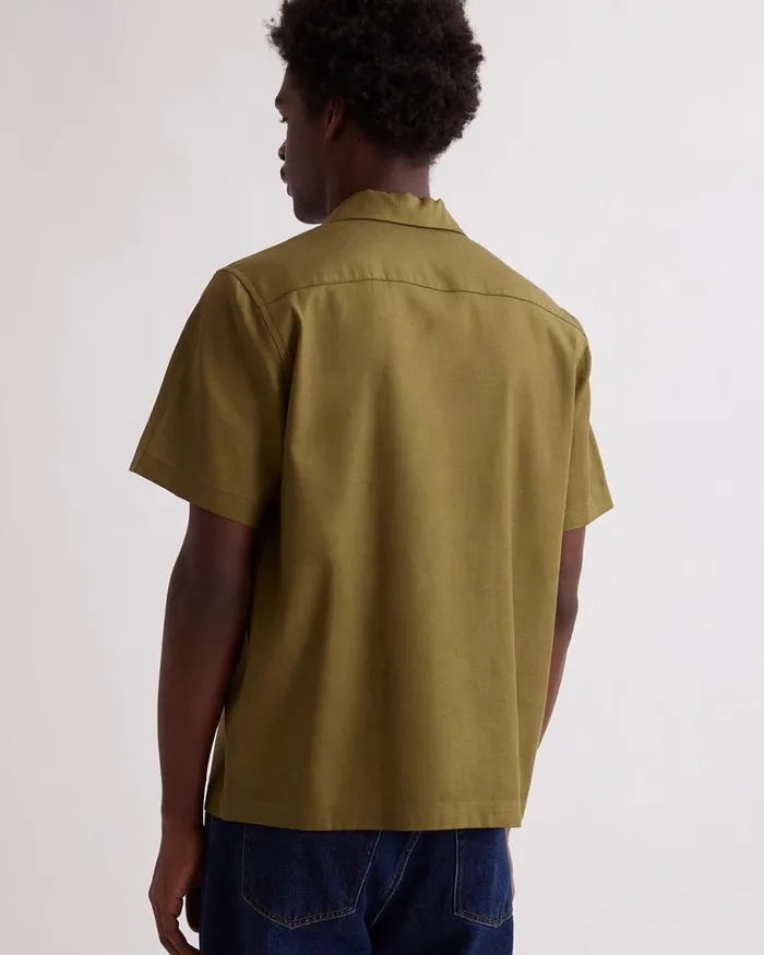 Men Saturdays NYC Shirts York Camp Collar SS Shirt Mayfly Men Saturdays NYC Shirts York Camp Collar SS Shirt Mayfly