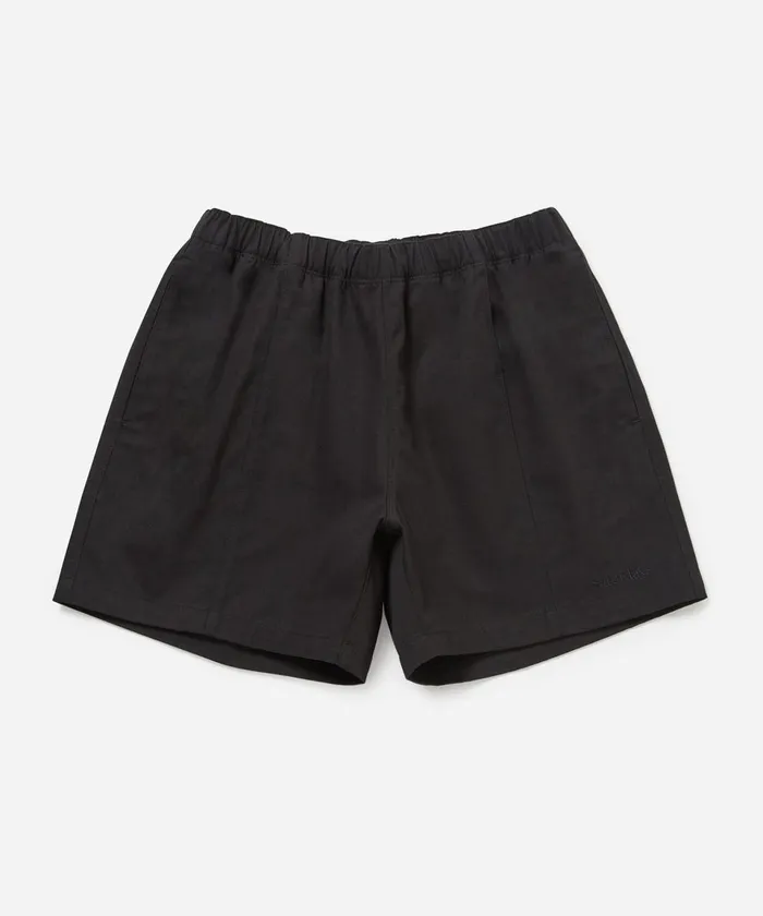 Men Saturdays NYC Shorts Mario Cotton Gym Short Black