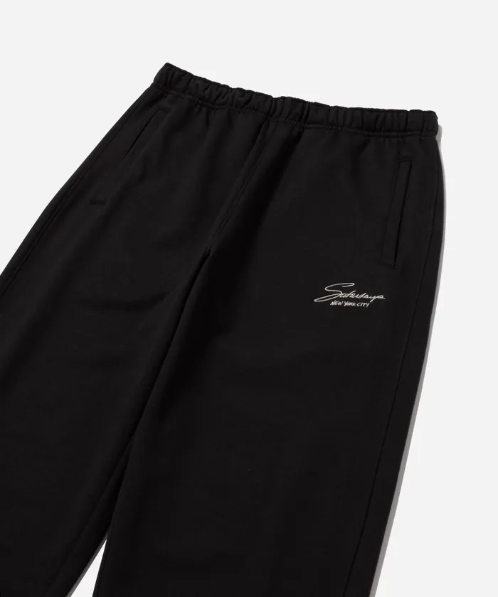 Men Saturdays NYC Sweatshirts and Sweatpants Abrams Signature Sweatpant Black Men Saturdays NYC Sweatshirts and Sweatpants Abrams Signature Sweatpant Black
