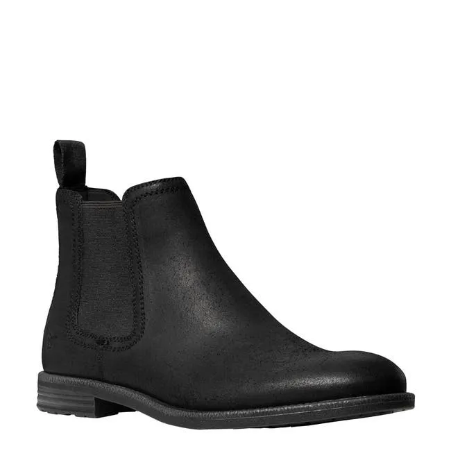 Men Saxon Black Oil Suede Boots Windsor Smith Boots