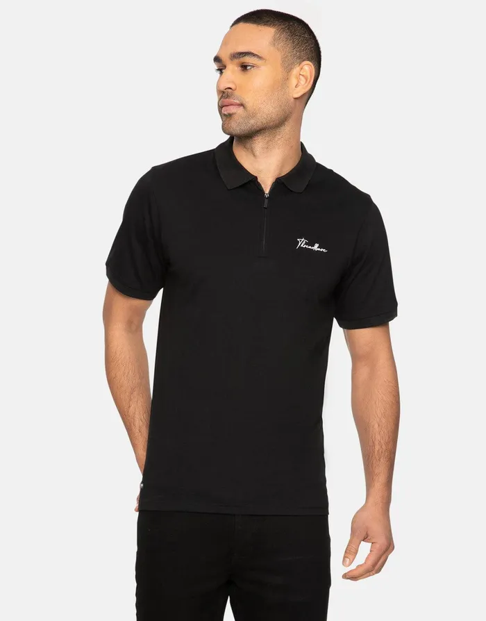 Men Script Cotton Polo Shirts 3 Pack BlackGrey MarlWhite Threadbare Polo Shirts Men Script Cotton Polo Shirts 3 Pack BlackGrey MarlWhite Threadbare Polo Shirts