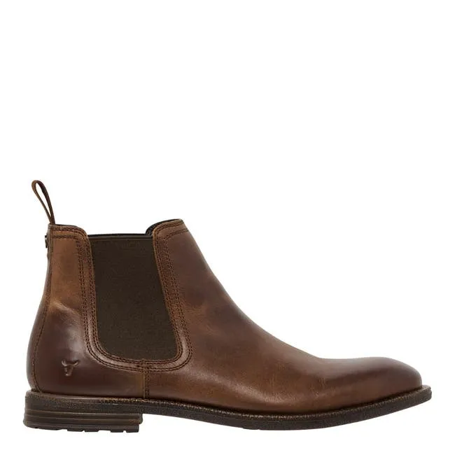 Men Sergio Tan Leather Boots Windsor Smith Boots