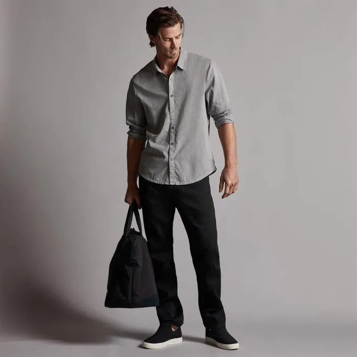 Men Shirting James Perse Standard Shirt Breeze Pigment