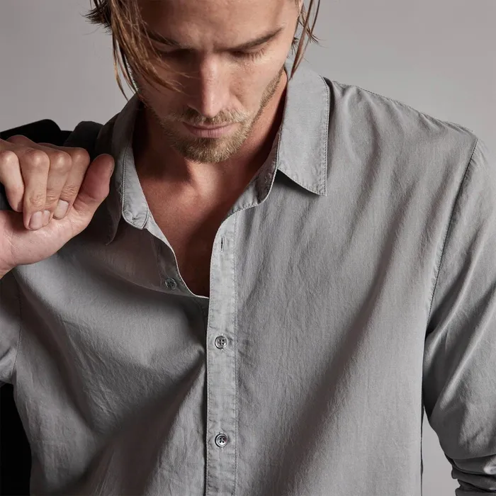 Men Shirting James Perse Standard Shirt Breeze Pigment