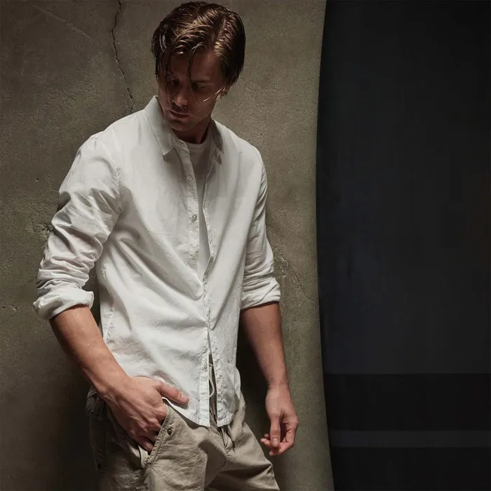 Men Shirting James Perse Standard Shirt White