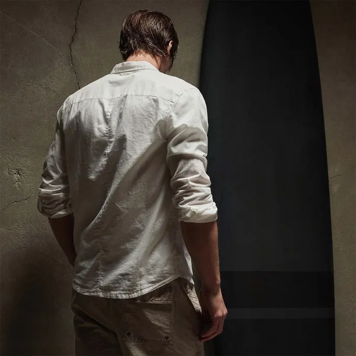 Men Shirting James Perse Standard Shirt White